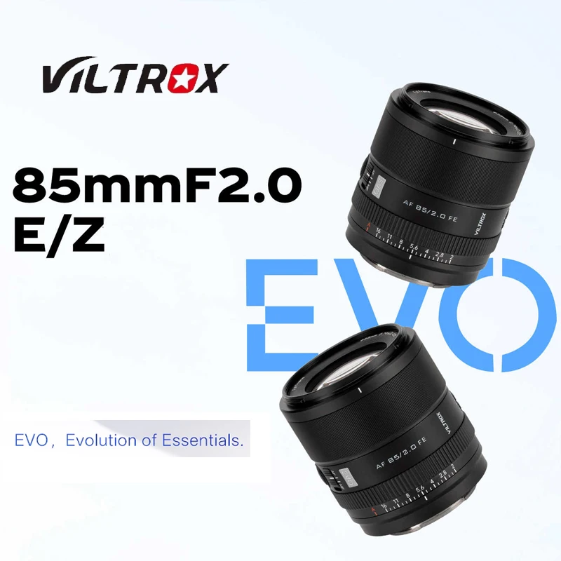 VILTROX AF 85mm F2.0 EVO objectif de caméra plein cadre objectif de Portrait Autofocus pour Nikon Z Z8 Sony E A7IV A7C ZV-E1 FX3 A9III