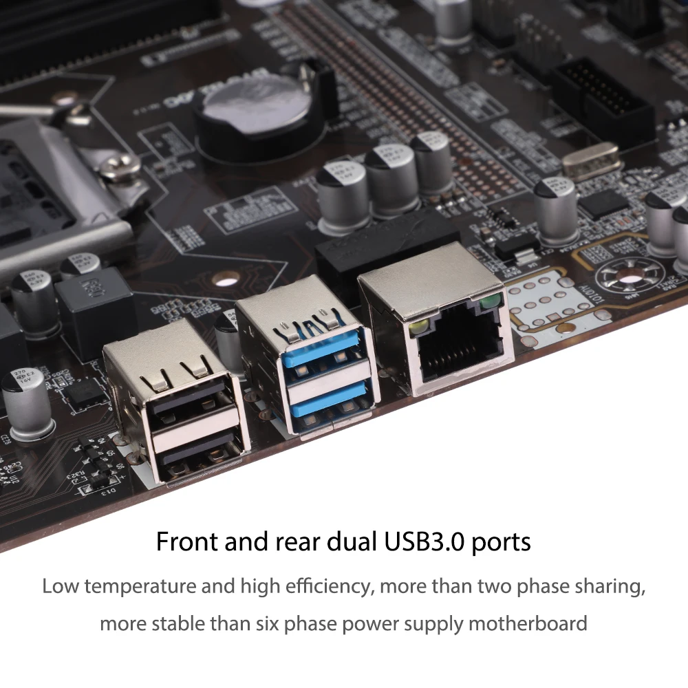 Placa base BTC-B250 para minería, tarjeta madre 12xusb 3,0 a PCI-E 16X, ranura para tarjeta gráfica DDR4 Max Miner, LGA 1151, compatible con CPU I6 I7
