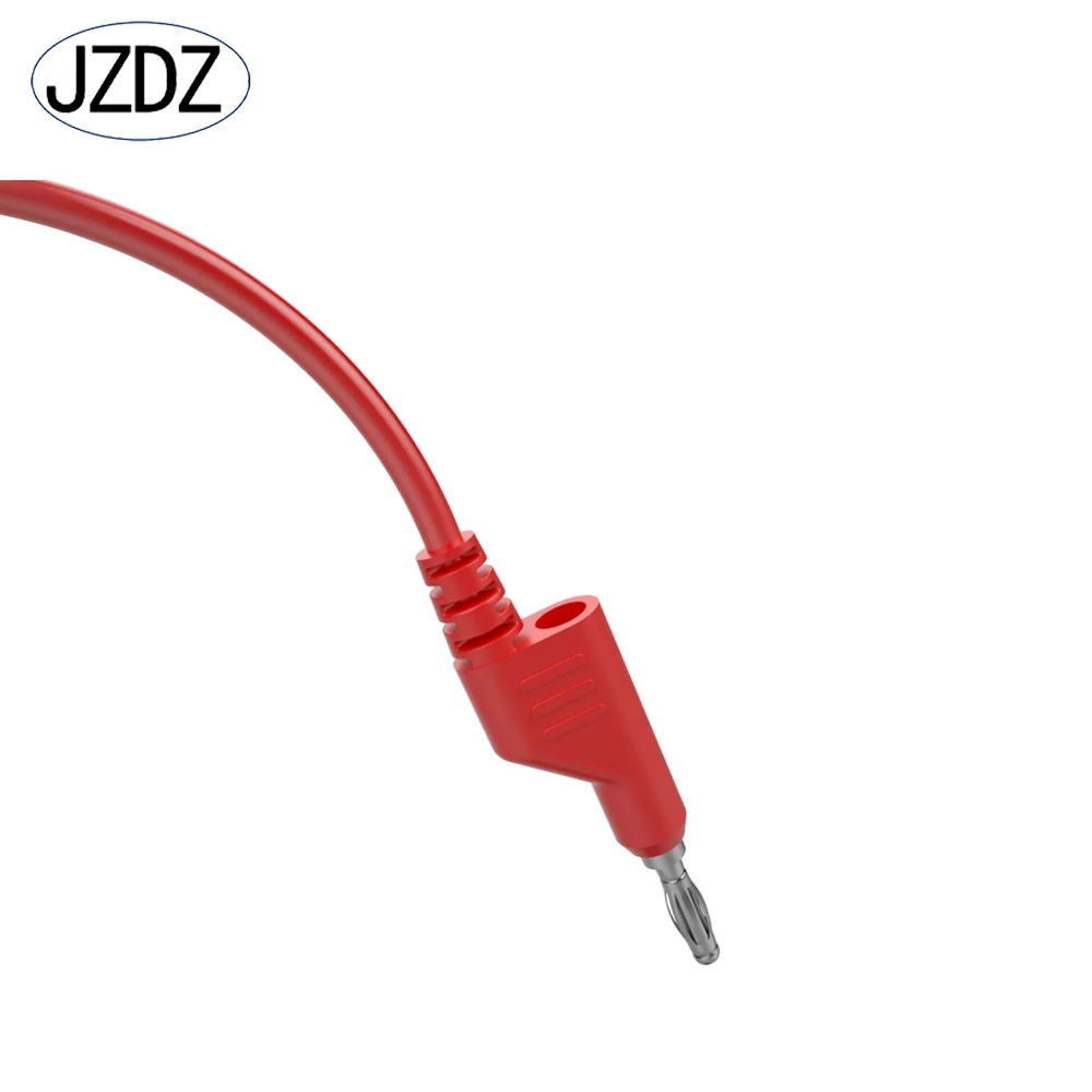 JZDZ-Multímetro Test Leads, Banana Plug para Banana Plug, cabo de teste elétrico, Jumper Wire, DIY Tool, 4mm, JZDZ, 5Pcs