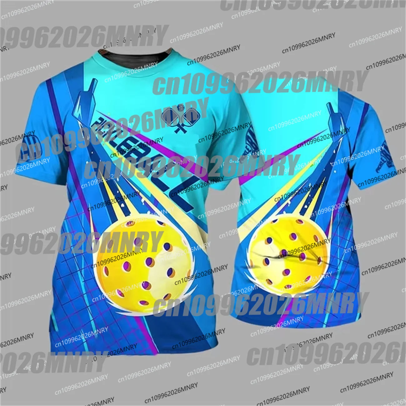 Fashion Pickleball Graphic T Shirts For Kid Summer Casual Men Short Sleeve 3D Printed Sports T-shirts Trend Outdoor Fitness Tees
