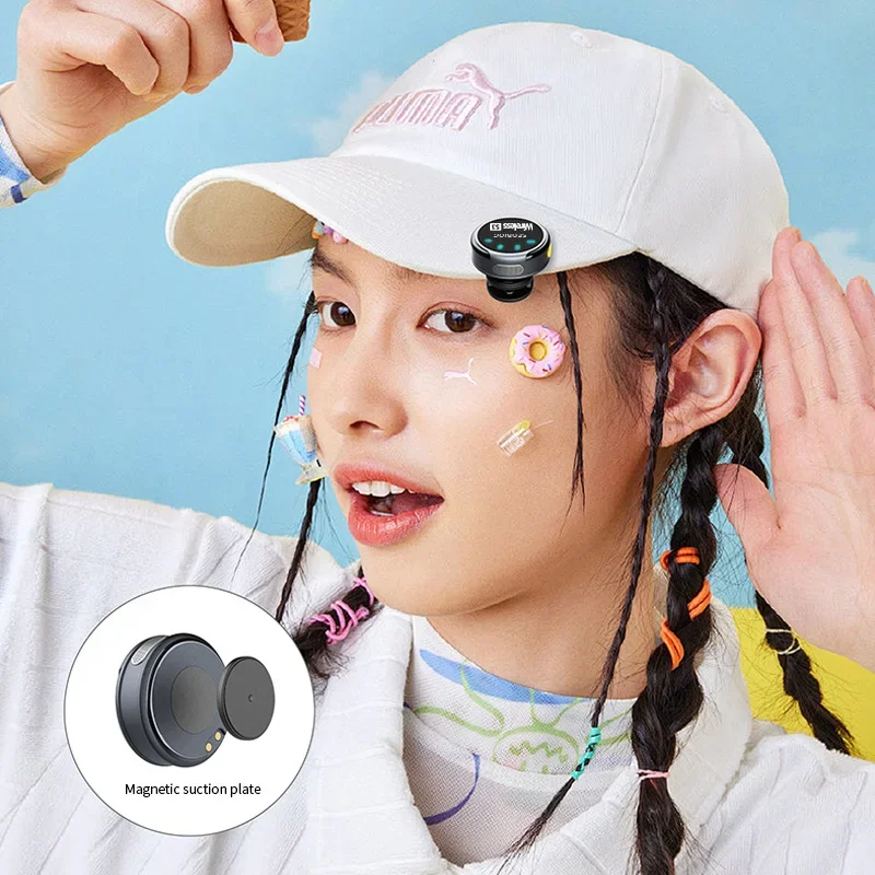 Micrófono Lavalier inalámbrico magnético, micrófono para grabación de Audio y vídeo, reducción de ruido con estuche de carga para Android IOS