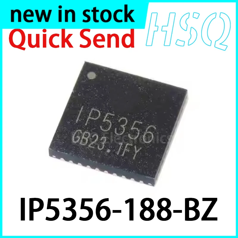 1PCS IP5356-188-BZ Screen Printing IP5356 Packaging QFN-40 Mobile Power Chip LED