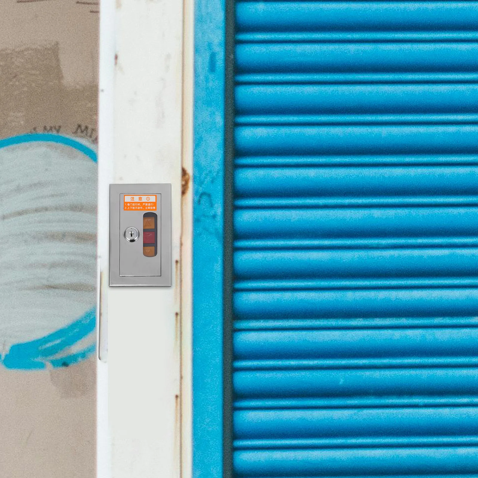 

Manual Fireproof Shutter Door Control Switch Box Push Button Starter Durable Easy Operation Safety Manual Switch Box