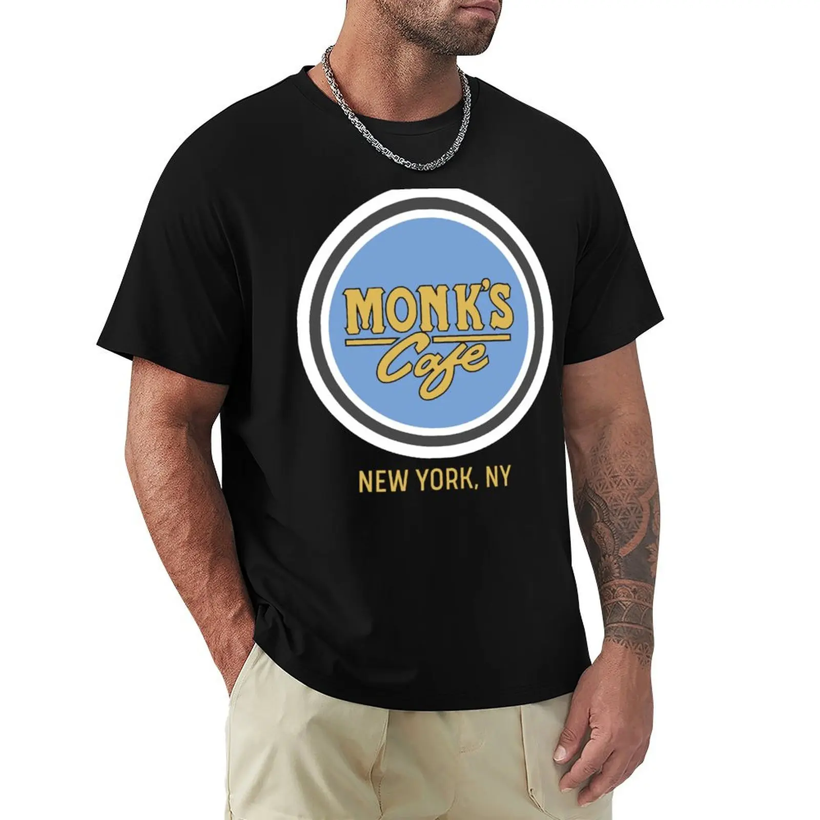 

Monk's Cafe T-Shirt clothes sports fans mens designer clothes