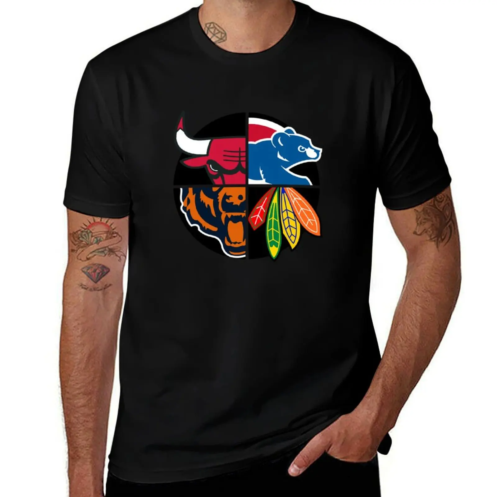 

Northside Chicago Sports Teams T-Shirt man t shirt graphic man t shirts for men casual T-Shirt