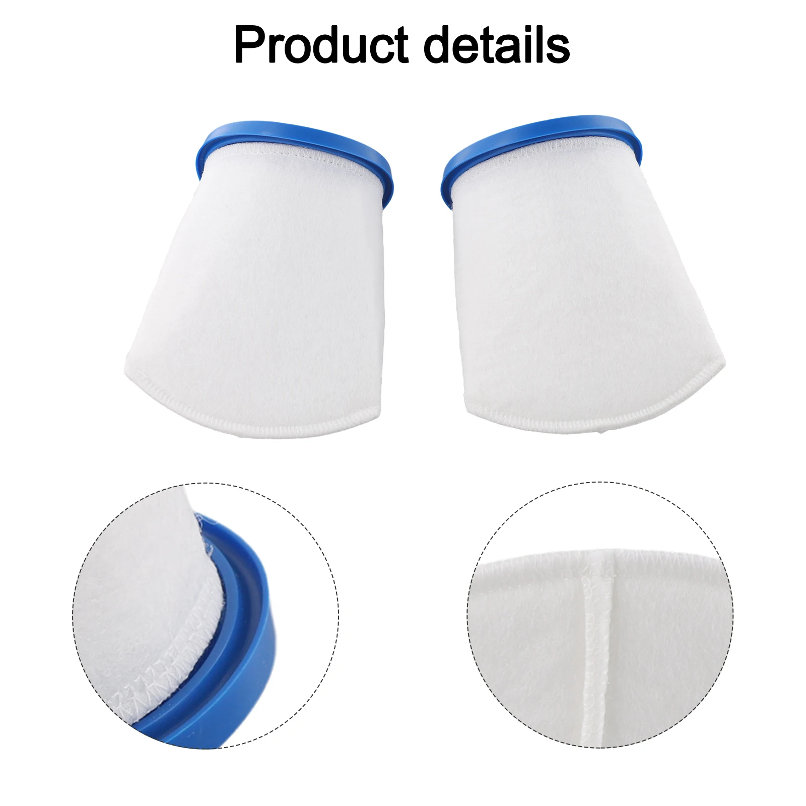For IVac 250 Replacement Filter Bag Silt Filter Bag Pool Maintenance Effective Silt Removal Filter Sand Removal Double Stitching
