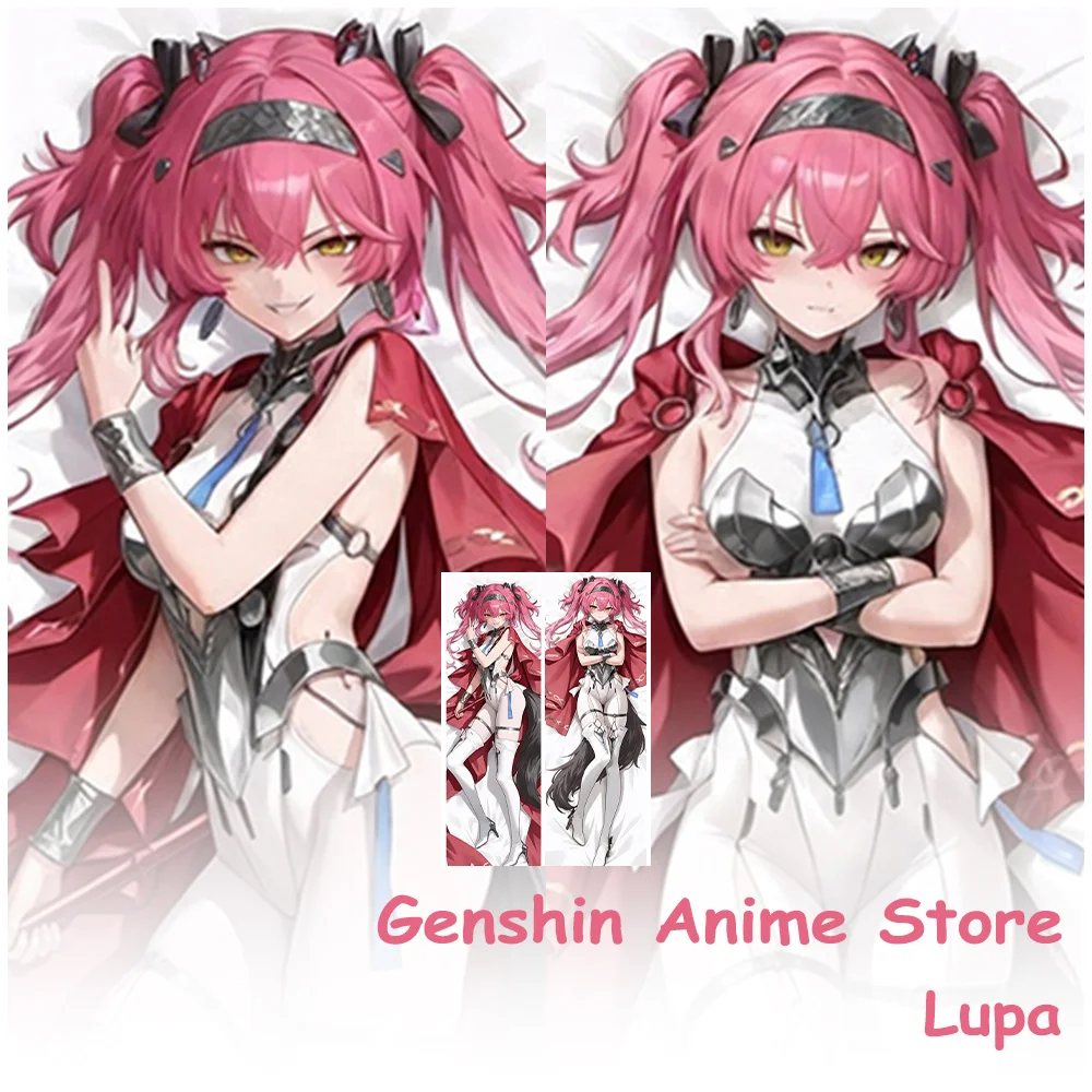 

Anime Wuthering Waves Lupa Pillowcase Cosplay Props Peachskin Cartoon Double-Sided Printed Otaku Pillow Covers Dakimakura