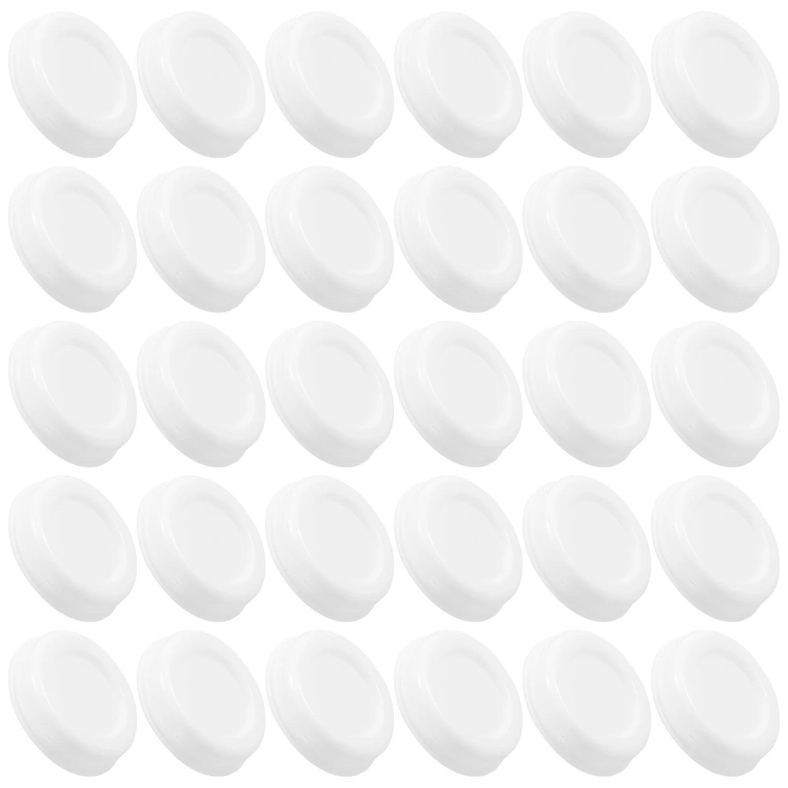 100 قطعة أنبوب بريد قبعات نهاية بلاستيكية لأنابيب الورق اللوحة المشارك أنبوب المقابس المستديرة أنابيب بريد آمنة قبعات مستديرة