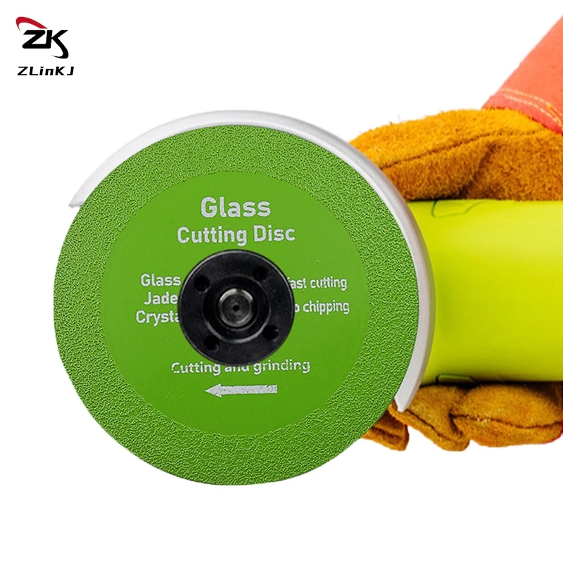 Glass Cutting Disc 22.23mm Inner Hole Diamond Saw Blade Polishing Grinding Disc For Ceramic Tile Jade Wine Bottle Glass Cutter