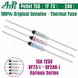 5PCS BF-I Temperature Fuse 15A 125V Thermal Fusing TF 73 77 84 94 99 104 113 117 121 133 142 157 172 184 192 216 229 240 Degrees