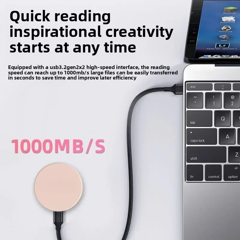 Magnetic mobile solid state drive type-c outdoor portable high-speed storage mobile phone computer expansion disk