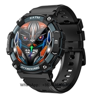 TJXL-New Arrival for LOKMAT ATTACK 2 PRO 5ATM Smart Watch 1.39 Inch TFT Waterproof Health Monitoring 15 Days Battery Life Realte