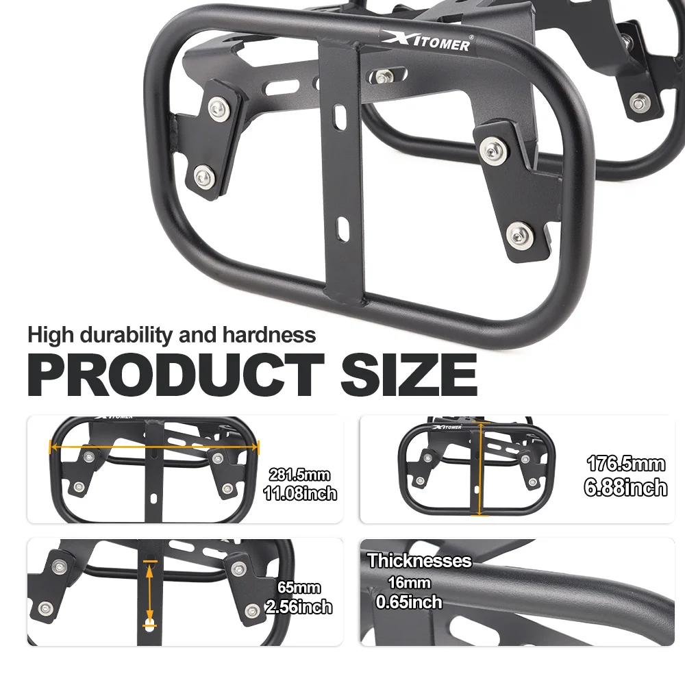 Fit For HONDA NC 700 X 2012-2013 NC 750 X/DCT 2014-2026 Motorcycle Side Carrier Luggage Racks Saddlebag Support Pannier Rack