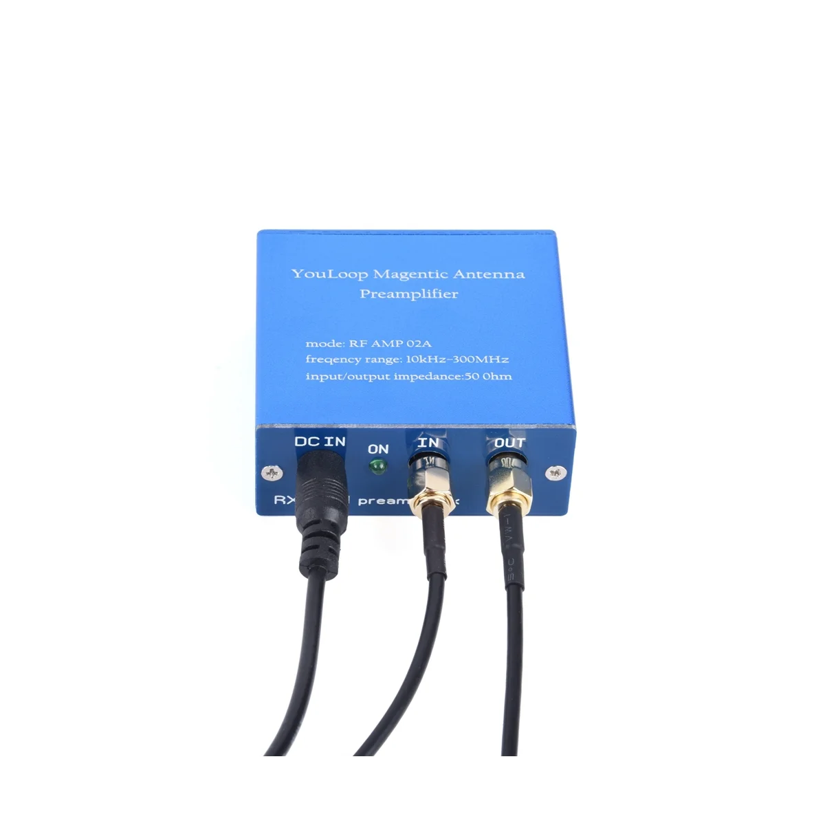 Magnetic Antenna Amplifier Portable 250MW Passive Loop Antenna SMA/BNC/3.5MM Audio Low Loss Broadband for HF and VHF(A)