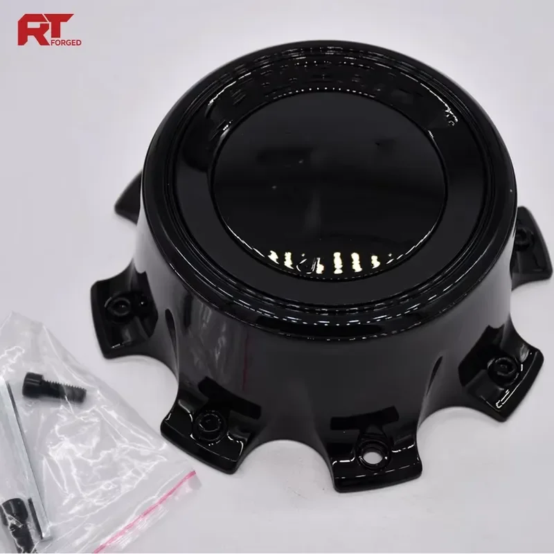 Custom Floating Wheel Center Caps Tall Hub Dust Covers Self Leveling Logo Caps for Forged Alloy Truck SUV Off Road Wheels
