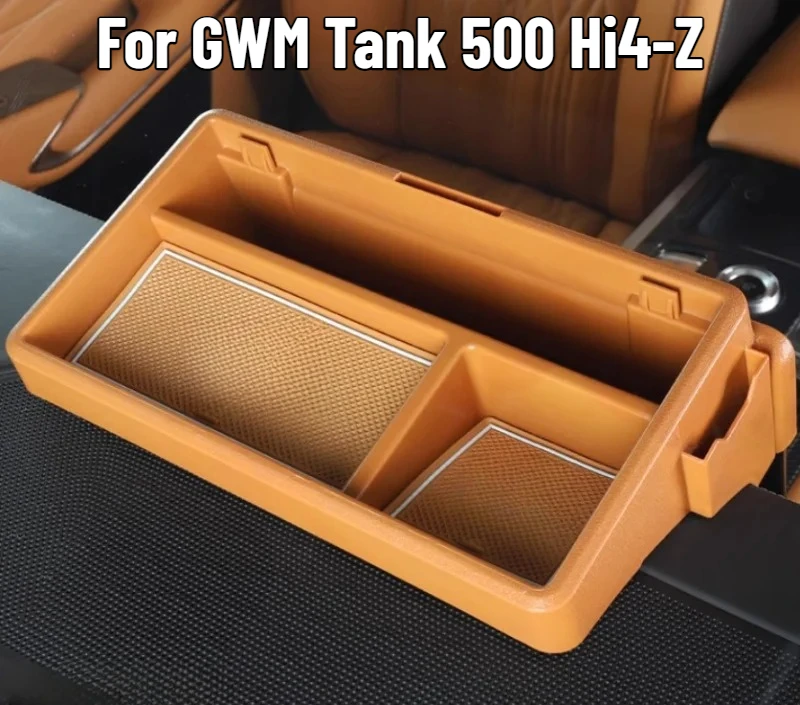 For GWM Tank 500 Hi4-Z Special Hidden Center Dashboard Storage Box Large Space Anti-Stain Console Interior Upgrade Trim