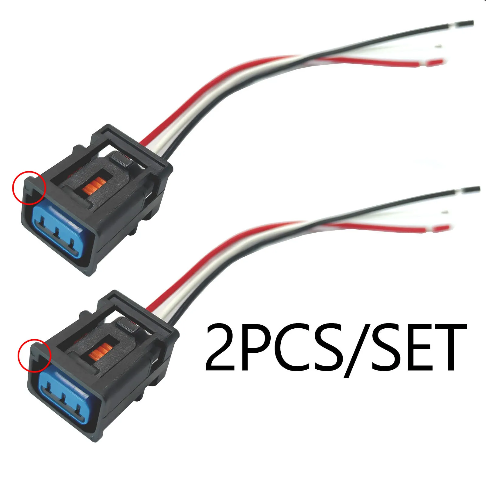 2 шт. 3-контактный разъем для Ford B-Max C-Max Ecosport Fiesta Focus Fusion Grand-C-Max Ka+ Mondeo 1W7T-14A464-MA, разъем катушки зажигания