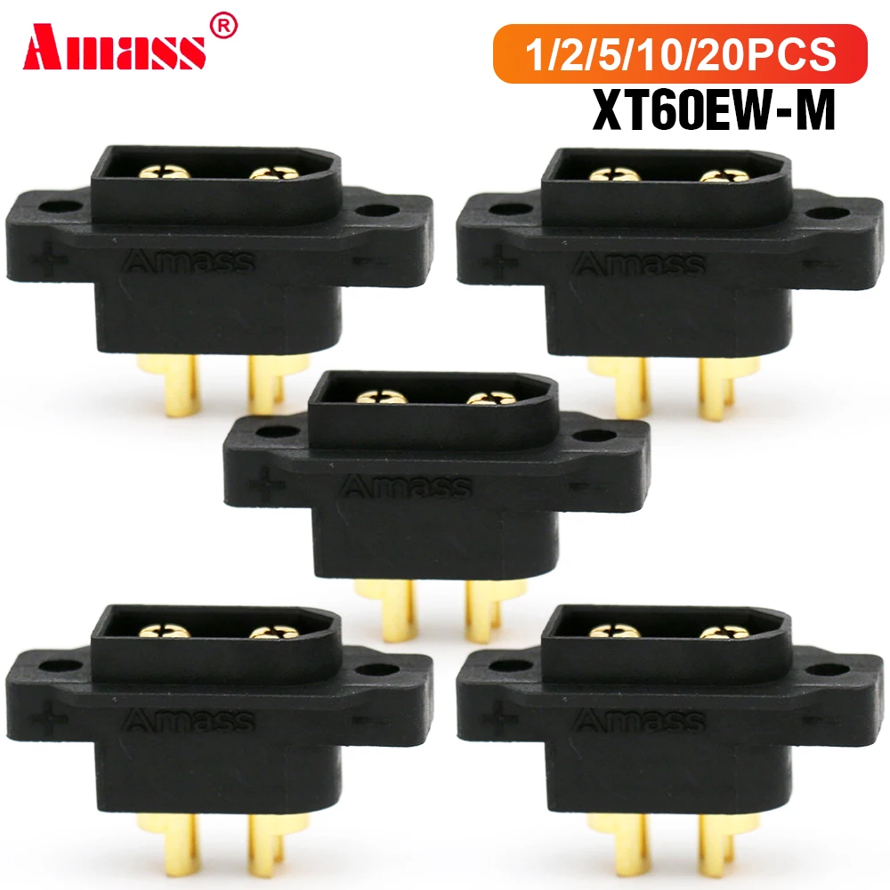 �y�Z�[�����zAmass XT60EW-M ���t���\�� XT60E �I�X�v���O�R�l�N�^ DC500V 20A-40A 0.6m�� �����b�L RC �h���[�� DIY �p�[�c 1/2/5/10/20 ��