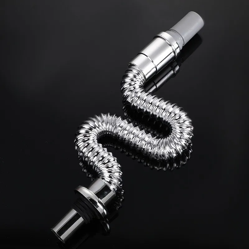 

Anti-Odor Drainage Pipe Universal Waste Pipe Bathroom Basin/Shower Kitchen Sink Flexible Waste Pipe Trap Connector Deodorant