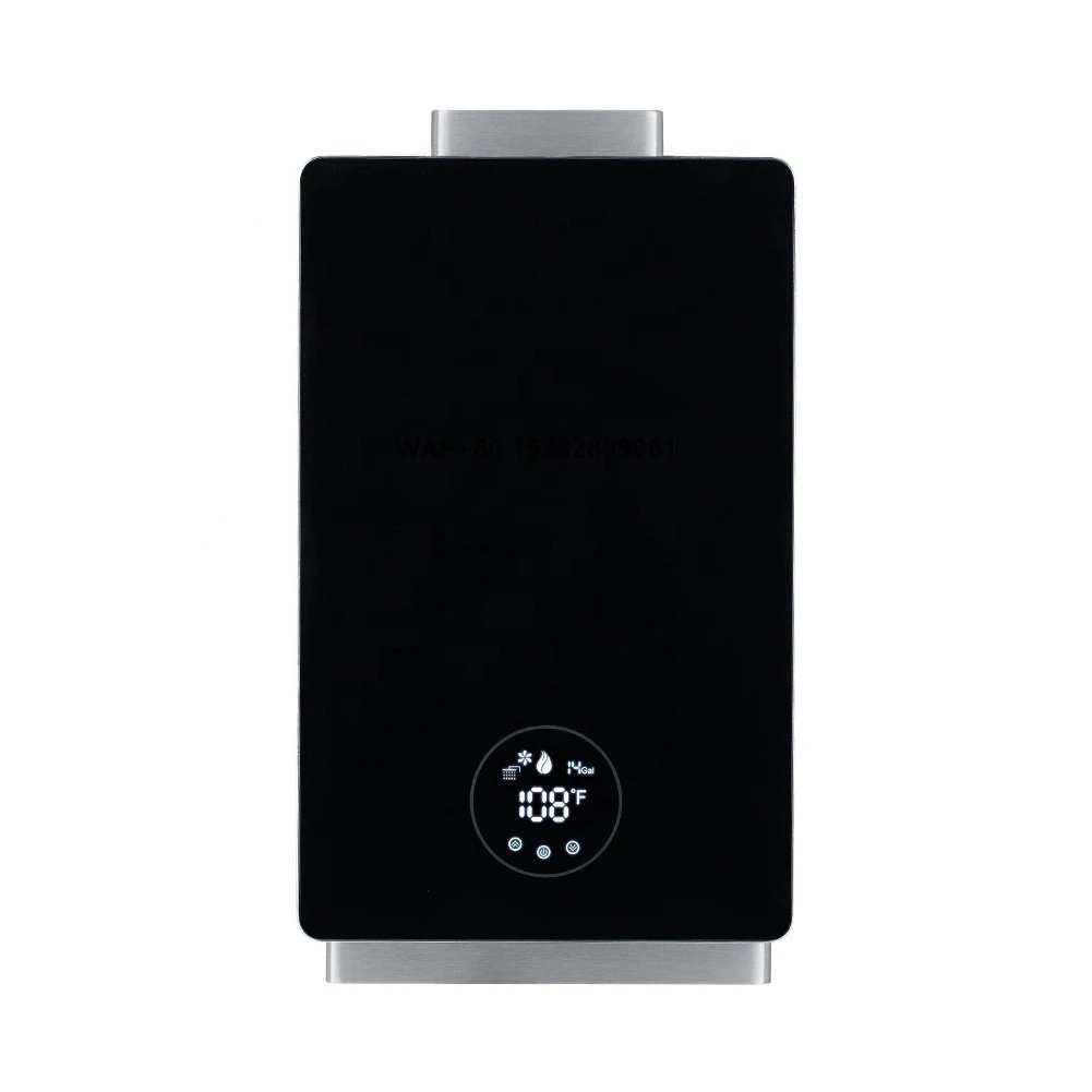 CAMPLUX CA318 Natural Gas Tankless Water 3.18 GPM Instant On-Demand Indoor Black with Copper Heat Exchanger