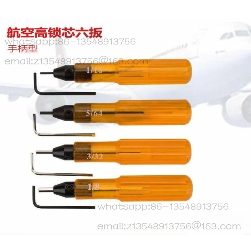 Aviation Aircraft Structure Hi-LOK High Lock Fastener Connection Hexagonal Core Bolt Positioning Installation Removal Handle