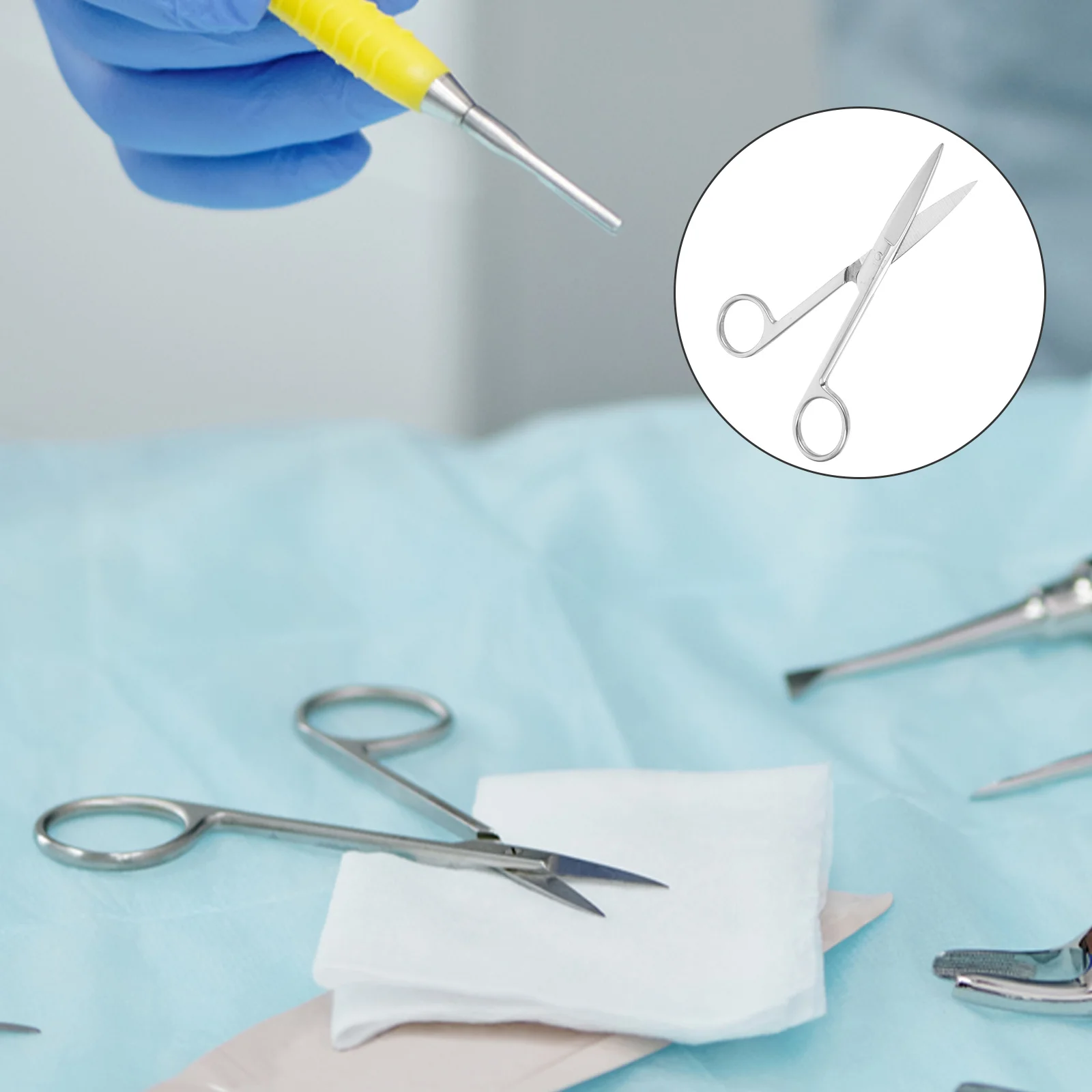 

14CM Stainless Steel Scissors Medical Surgical Operating Dissecting Straight Scissors medical scissors
