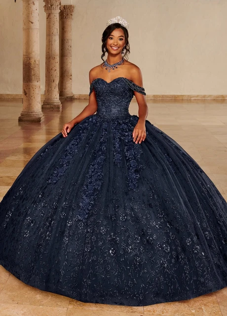 Dark blue clearance sweet 15 dresses