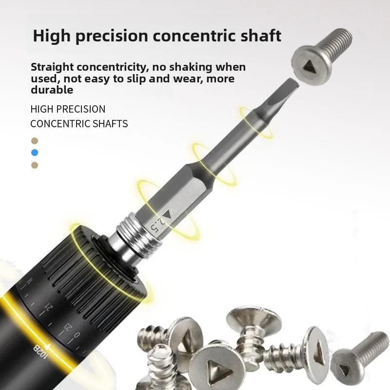 Strong Magnetic JZD S2 Steel Triangle Screwdriver Bits Anti Slip Hardened Driver Heads for Electric Screwdriver Power Tool Parts