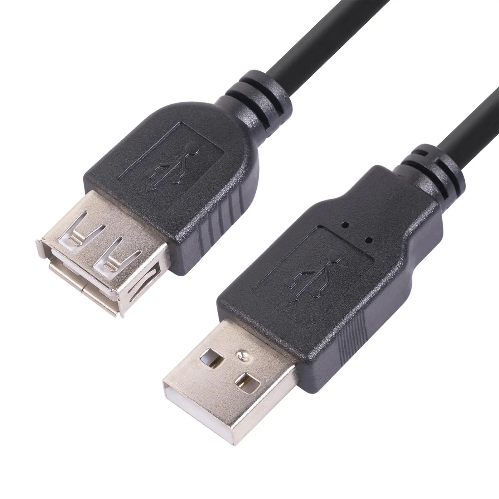 Cable de extensión USB 2.0, puertos de cable de cargador para discos u, ratón de televisión