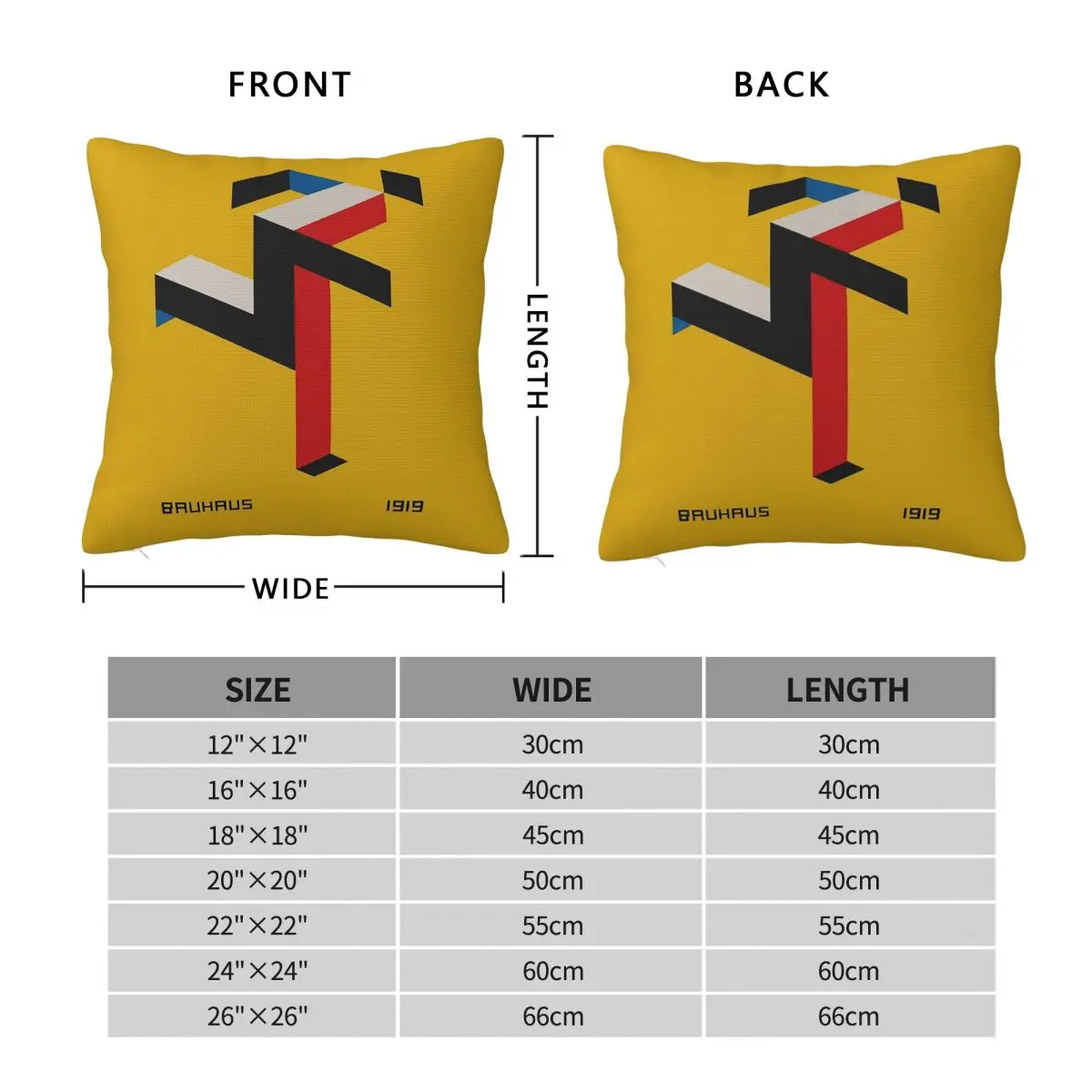 معرض باوهاوس 1923 كيس وسادة مربع البوليستر الكتان المخملية المطبوعة البريدي ديكور كيس وسادة غطاء وسادة أريكة
