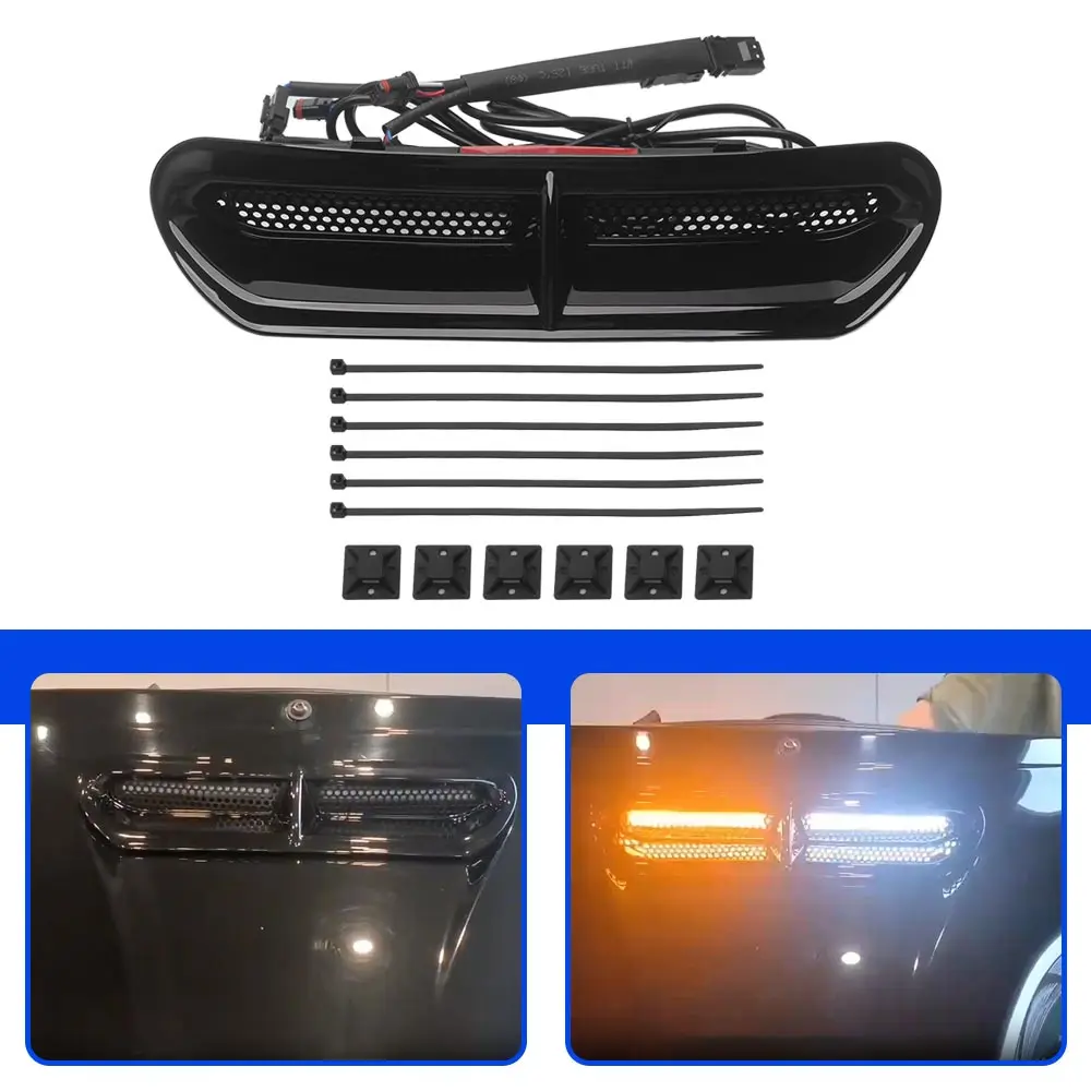 

Черный светодиодный указатель поворота для мотоциклов Harley Touring Street Electra Glide FLHX FLHT FLHXS FLHXSE с динамическим дневным ходовым огнём (DRL)