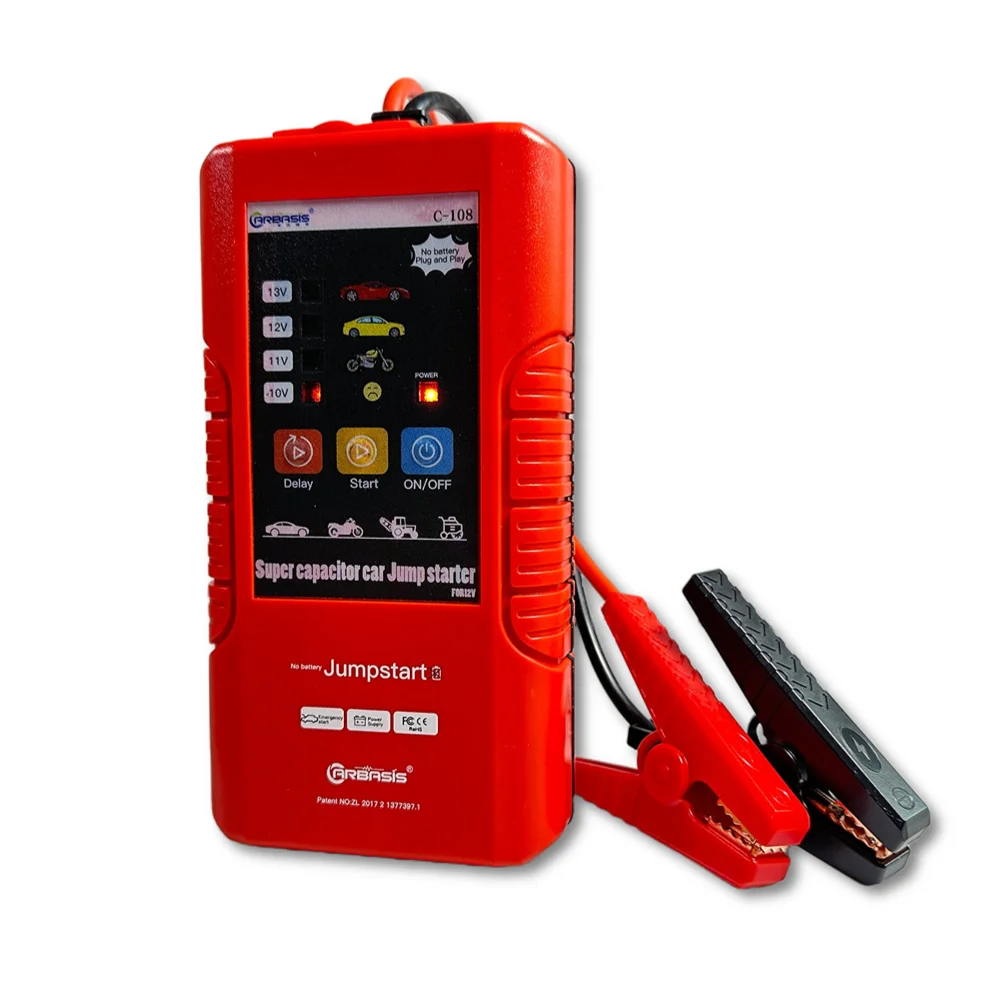 OBDIICAT A+ Car Jump Starter C158 C-158 C108 12V Power Bank Super Capacitor Unlimited Use ChargeTime Less 3 Minutes