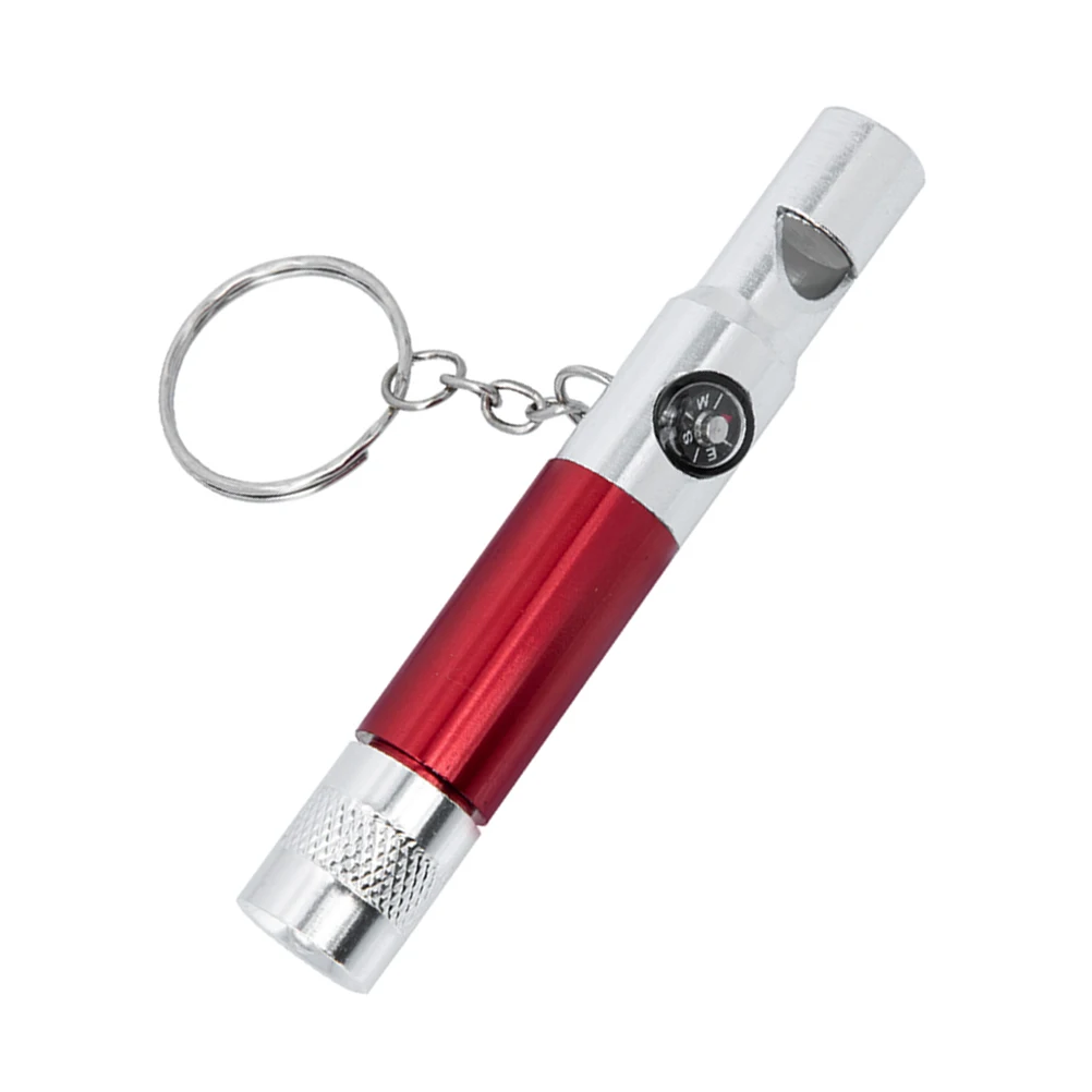 컴팩트 서바이벌 휘슬 나침반 손전등 키링 포함 야외 스포츠용 안전 경고 장치 남성용 기기 컬렉션