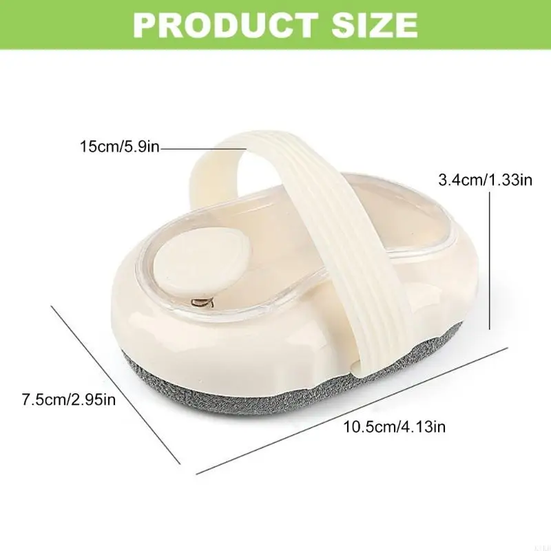 فرشاة تنظيف الجسم للتنظيف العميق والتدليك أداة استحمام مريحة تزيل مقصورات الكيراتين خطة TPE دائمة #6