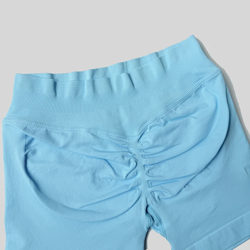 Женские повседневные спортивные шорты, летние тонкие шорты с высокой талией, дышащие короткие брюки для бега с низкой ребристой лентой 4,5 дюйма