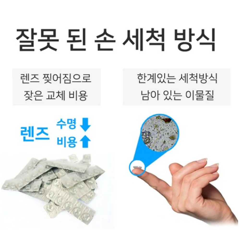 Contact Lens Cleaner Machine,Portable Ultrasonic Cleaning with USB Charger Mirror Tweezers Remover Replaceable Contact Lens Case