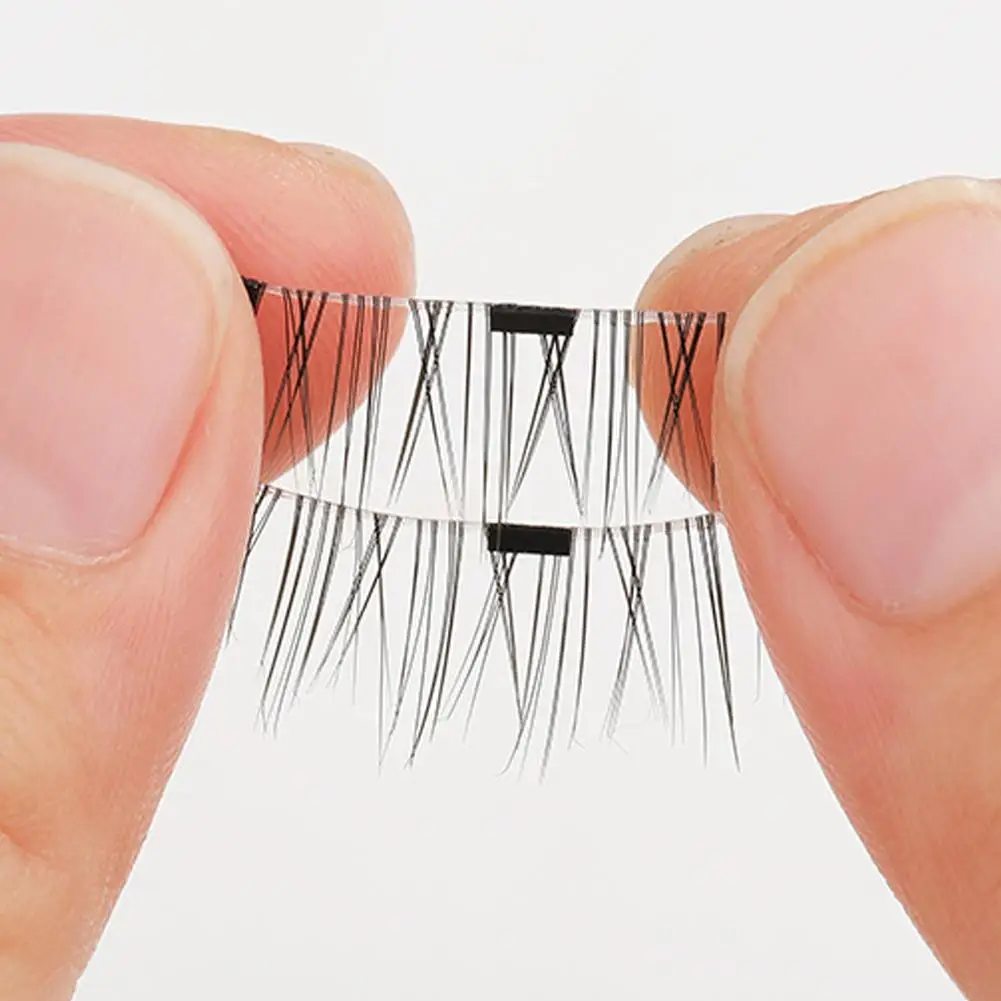 Magnetic False Eyelashes Tweezer Set  Reusable Cluster Eyelash Korean Makeup DIY Natural Individual Manga Lash Clusters