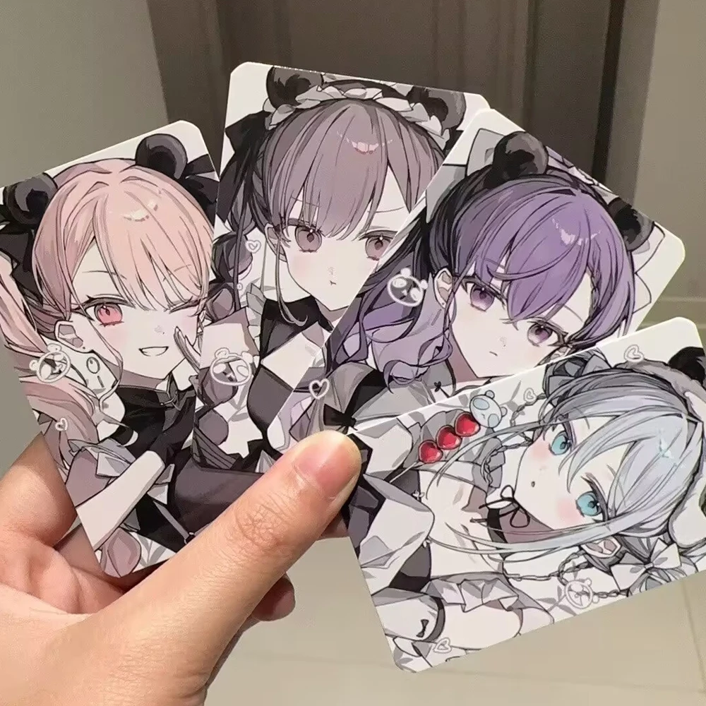 Anime Project Sekai‌ Cosplay Yoisaki Kanade Mizuki Akiyama Mafuyu Asahina Ena Shinonome Card Cartoon Photo Cards Accessory Prop