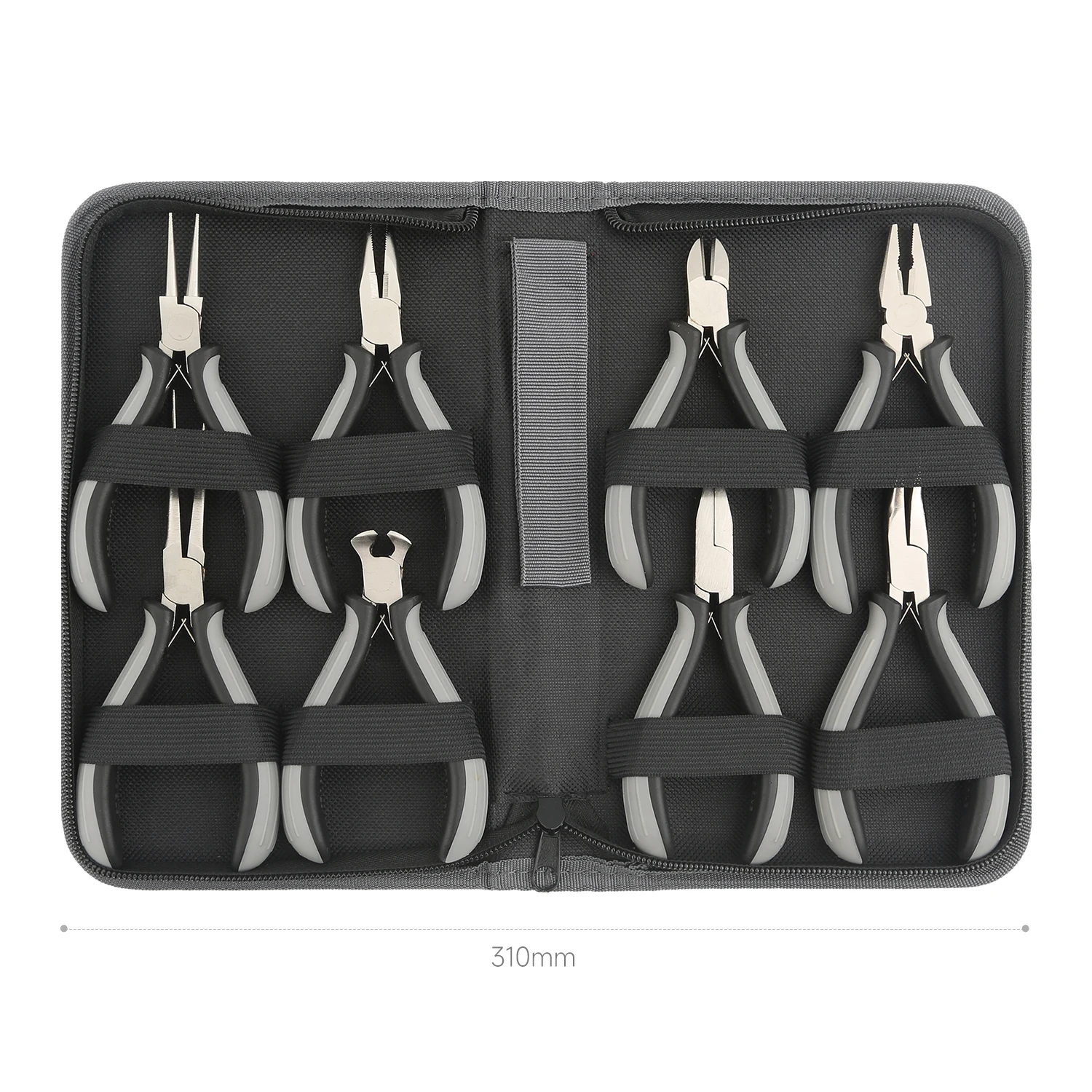 

Pliers Tool Set 8-Piece with Mini Pliers Repair Tool Bag Long Nose Flat Nose Bent Nose Combination Universal Remover Household