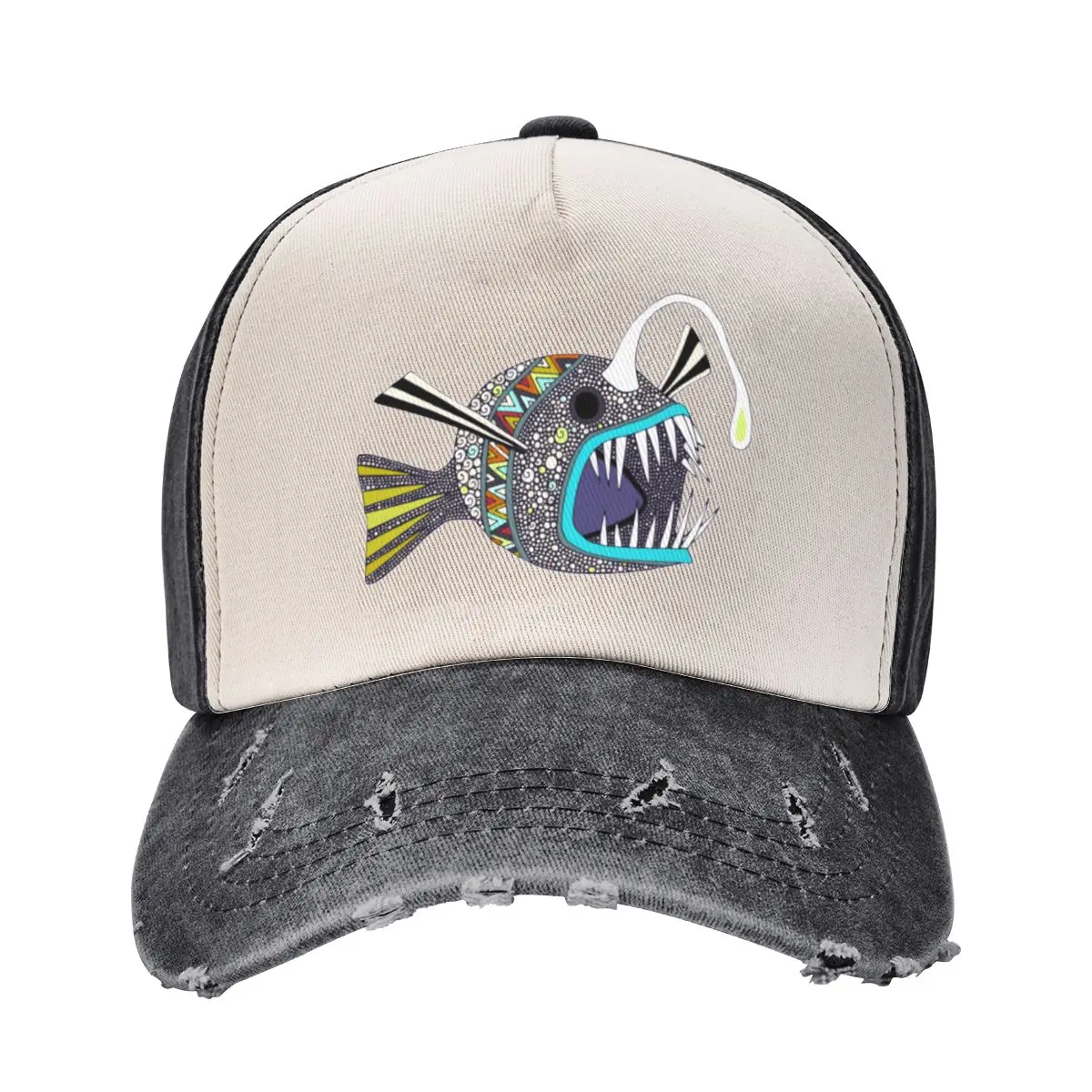 deep sea anglerfish Baseball Cap Luxury Hat Designer Hat Sun Hat For Children Fishing cap Mens Hats Women's