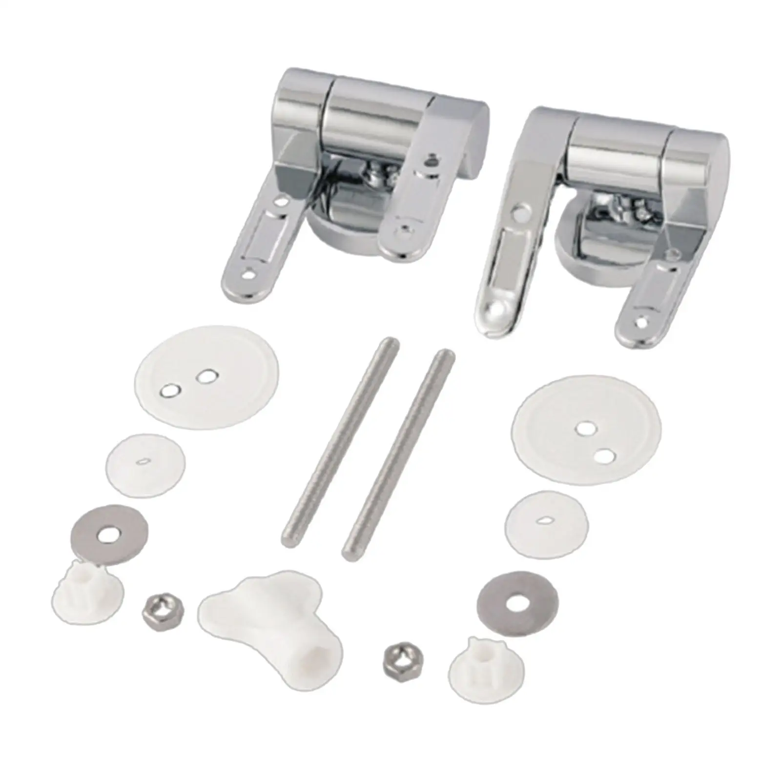 Toilet Seat Hinge Accessories Lid Hinge Universal with Parts Fixing Bracket for Telescopic Kitchen Flipping Sliding Toilet Lids