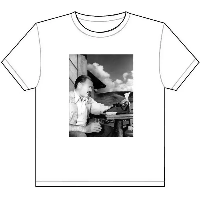 Ernest Hemingway At Typewriter T-Shirt