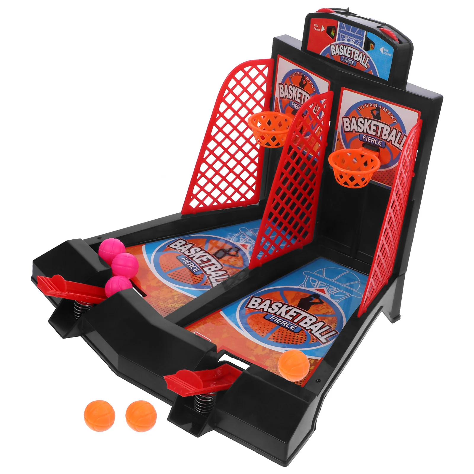 

Machine Mini Basketball Travel Sports Game Toy Hoop Playset Interactive Table Desktop Shoot