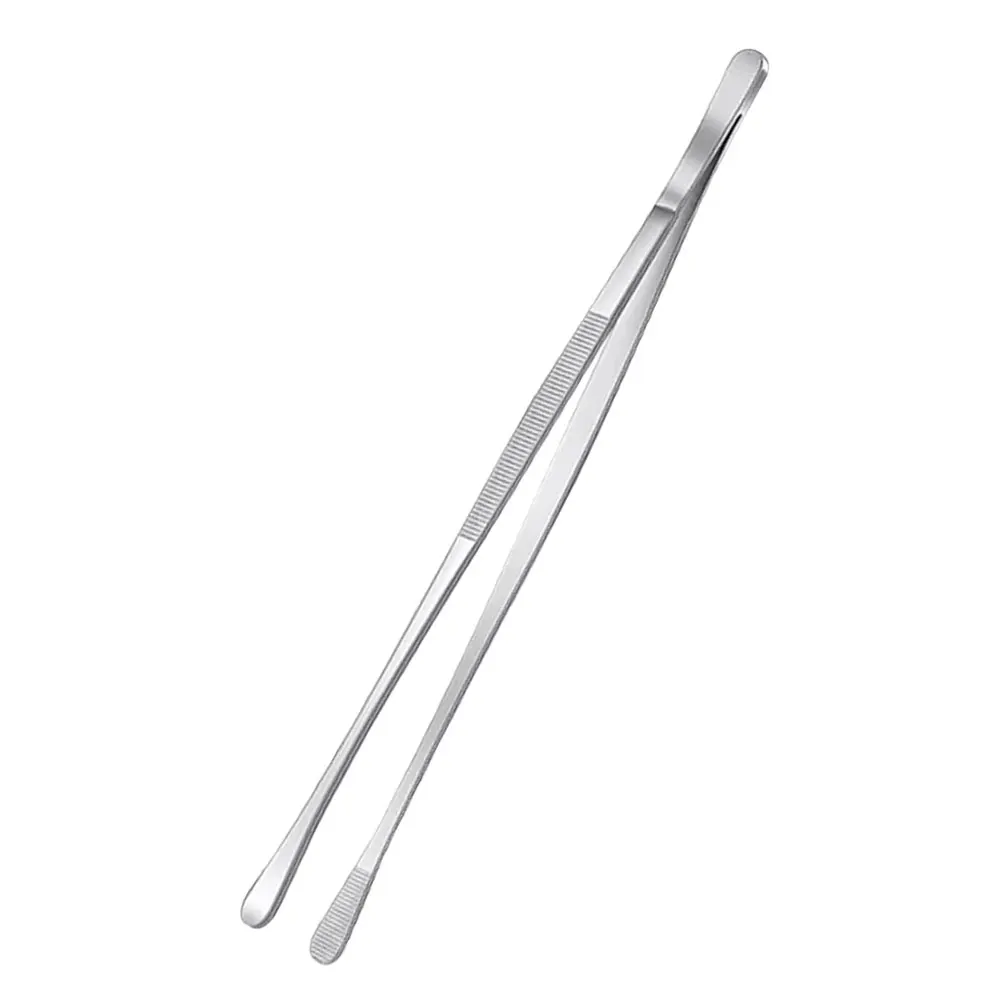 

Bread Grilling Tongs for BBQ Large Stainless Steel Cooking Tools Disposable Chef Tweezers Kitchen Gadgets Food Handling