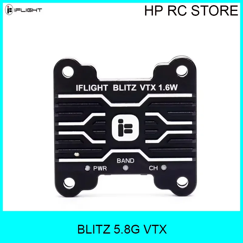 iFlight BLITZ 1.6W VTX 5.8G 40CH PitMode 25mW-1600mW Adjustable FPV Video Transmitter 30x30mm for Long Range FPV Acessorios RC