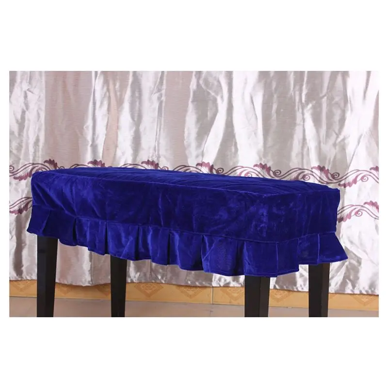 ABKV-Piano Bench Cover Gold Velvet Piano Double Bench Cover Dust-Proof Thickened Piano Bench Cover Guzheng Piano Bench Cover