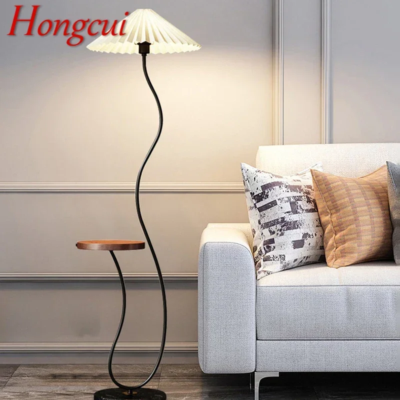 Hongcui Nordic Vloerlamp Moderne Kunst Familie Iiving Kamer Slaapkamer Homestay Creativiteit Led Decoratief Staand Licht