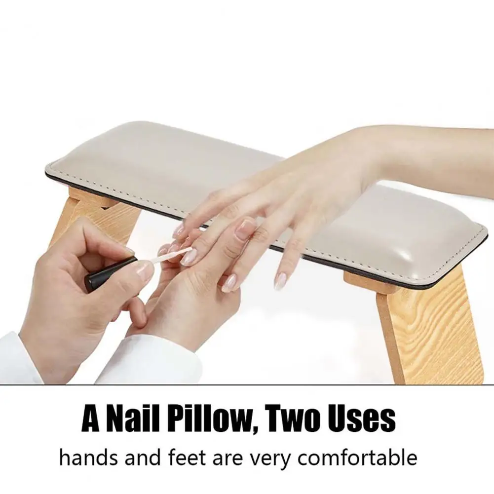 

Nail Arm Rest 4 Color Nail Art Light Professional Hand Pillow Manicure Tool Soft Easy to Use Nail Hand Holder for Home