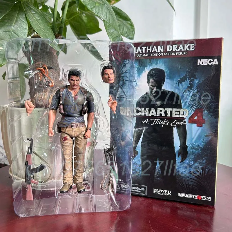 NECA Figure Uncharted 4 A thief's end NATHAN DRAKE Action Figure Model Toys Joint Movable Doll Birthday Present For Children