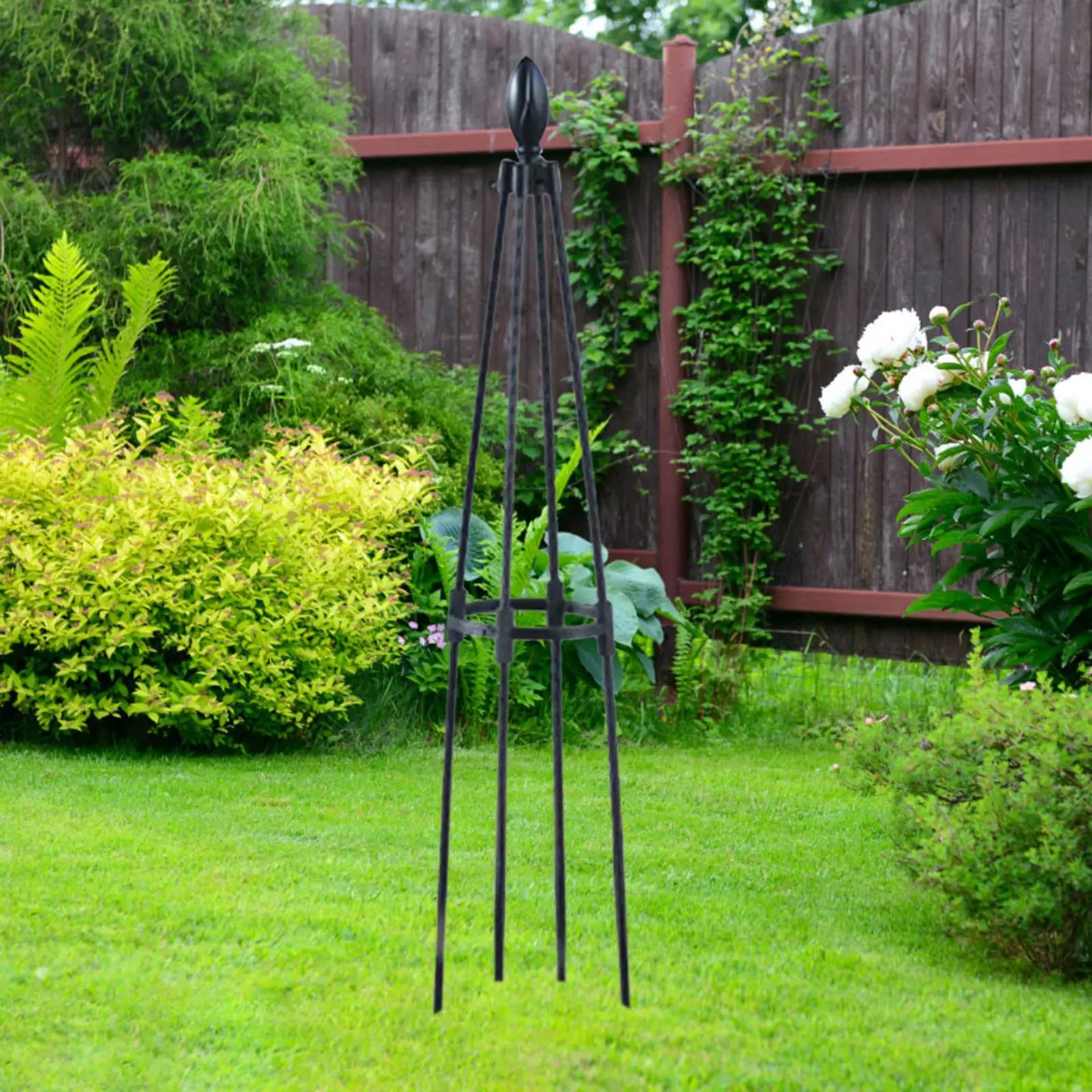 Garden Obelisk Trellis Easy to Maintain Convenient Plant Support for Potted Plants Vegetables Rose Bushes Outdoor Indoor Yards